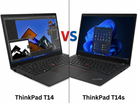 Den ultimative guide til Lenovo ThinkPad T14 vs. T14s