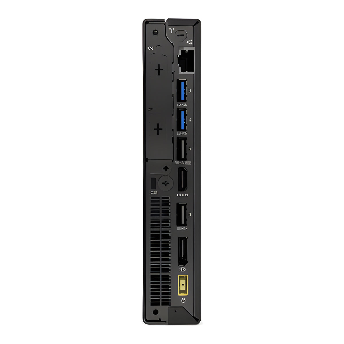 Lenovo ThinkCentre M720q Tiny - bagside med porte