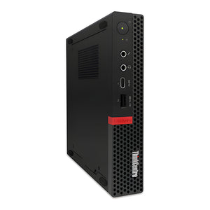 Lenovo ThinkCentre M720q Tiny - set skråt forfra fra siden
