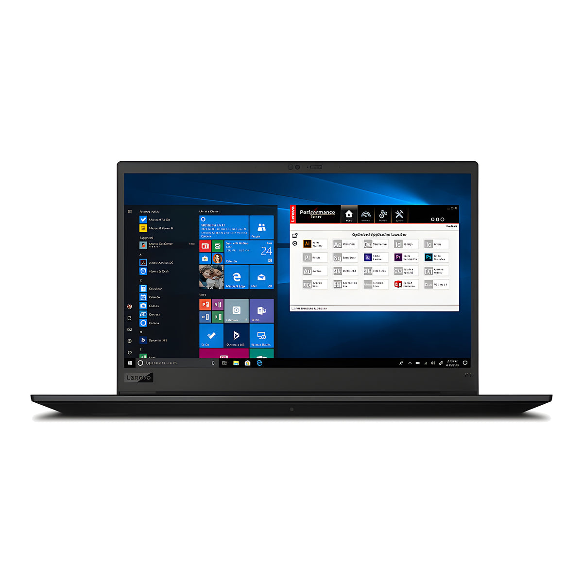 Lenovo ThinkPad P1 Gen 3 - forfra med åben skærm