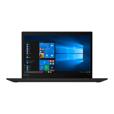 Lenovo ThinkPad T490s - forfra med åben skærm