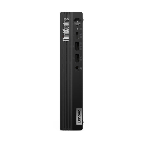 Lenovo ThinkCentre M70q Gen 5 Tiny - forside med USB-C, USB-A og lydstik