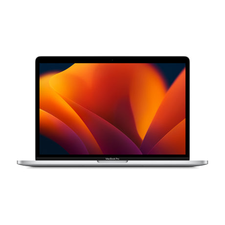 MacBook Pro 13" 2020 M1 sølv – forfra