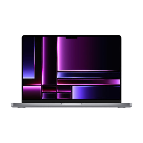 MacBook Pro 14" 2023 M2 Pro space grey – forfra