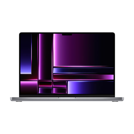 MacBook Pro 16" 2023 M2 Max space grey – forfra