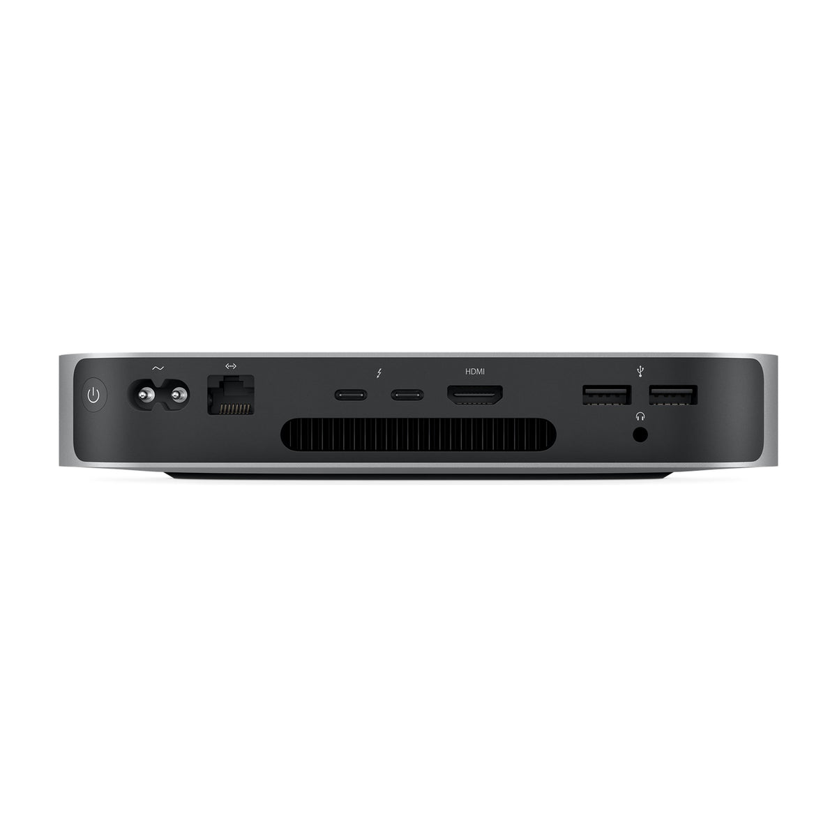 Apple Mac mini 2020 M1 - bagside med Thunderbolt, USB-A, HDMI og Ethernet