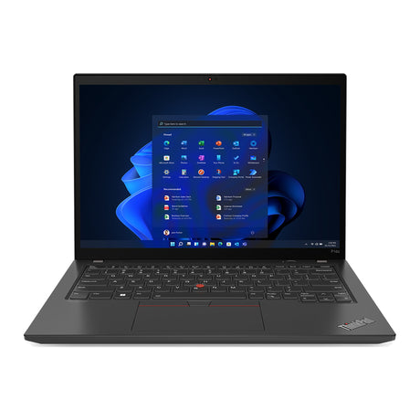Lenovo ThinkPad P14s 3. gen. - forfra med åben skærm