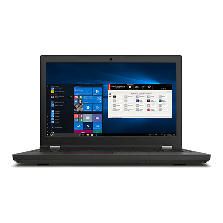 Lenovo ThinkPad P15 Gen 2 - forfra med åben skærm