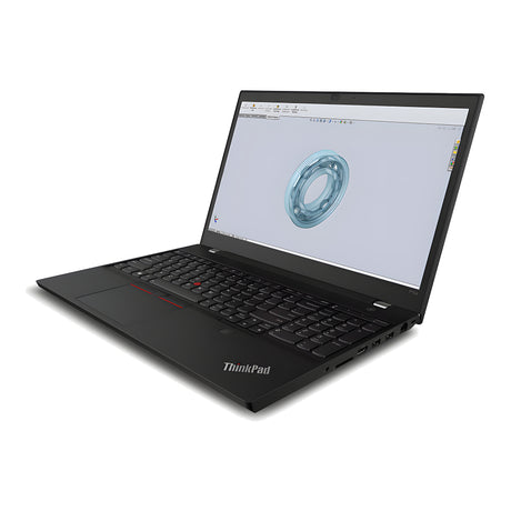 Lenovo ThinkPad P15v Gen 1 - højre side med porte