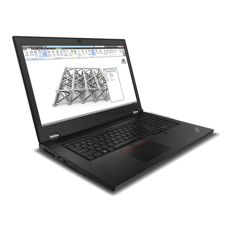 Lenovo ThinkPad P17 Gen 1 - venstre side med porte