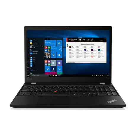 Lenovo ThinkPad P53s - forfra med åben skærm