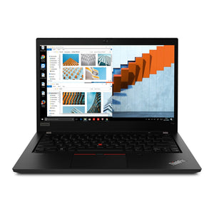 Lenovo ThinkPad T14 1. gen. - forfra med åben skærm