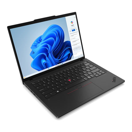 Lenovo ThinkPad T14 5. gen. - forfra med åben skærm