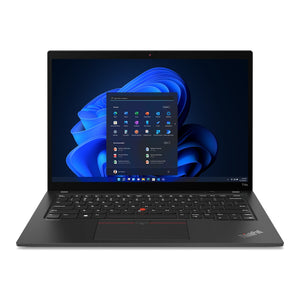 Lenovo ThinkPad T14s 3. gen. - forfra med åben skærm