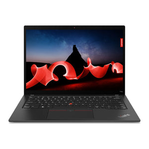 Lenovo ThinkPad T14s 4. gen. - forfra med åben skærm