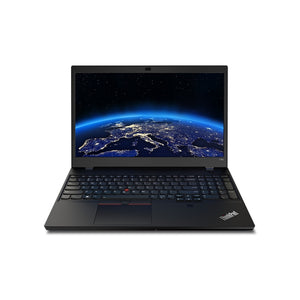 Lenovo ThinkPad T15p 2. gen. - forfra med åben skærm