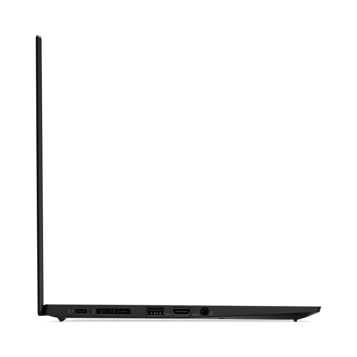 Lenovo ThinkPad X1 Carbon 8. gen. - venstre side med porte